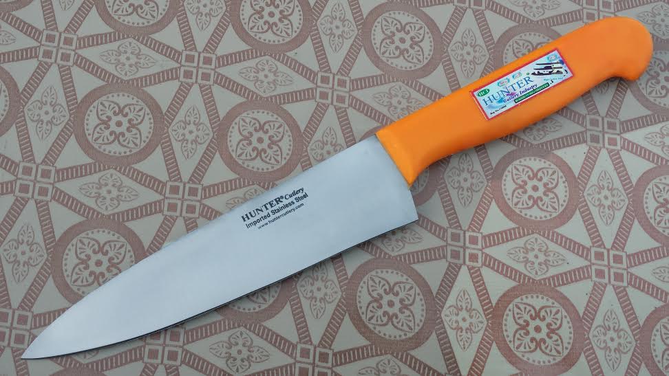 stain less steel chef  knife