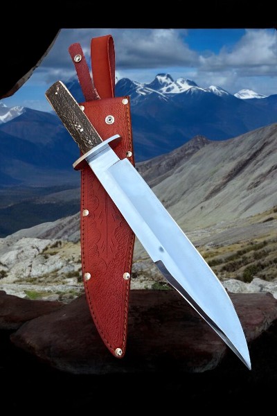 Iron Mistress Bowie Knife with Micarta Handle Gifts for Men