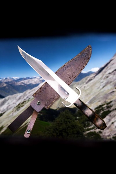 stag handle bowie knife