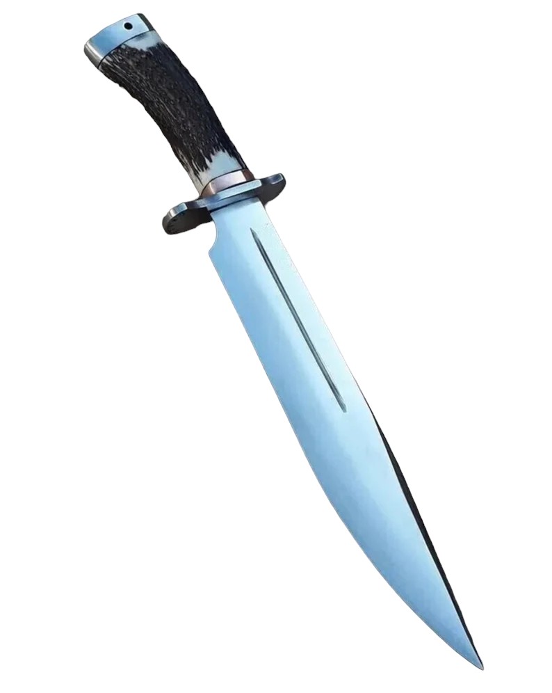 stag handle bowie knife